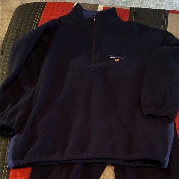 Polo by Ralph Lauren Navy Zip-Up Sweater